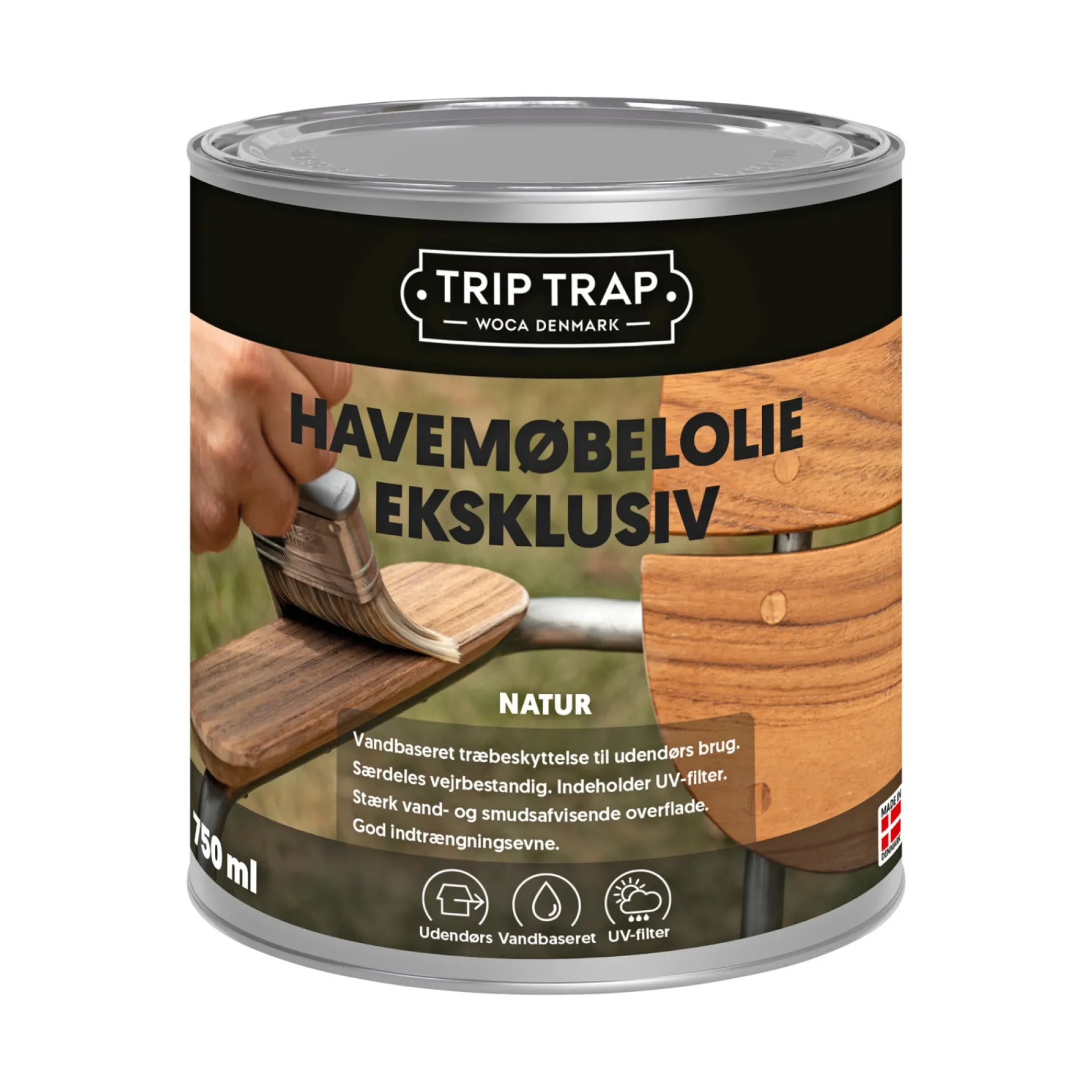 EKSKLUSIV HAVEMØBEL OLIE 0,75 L NATUR|Trip Trap