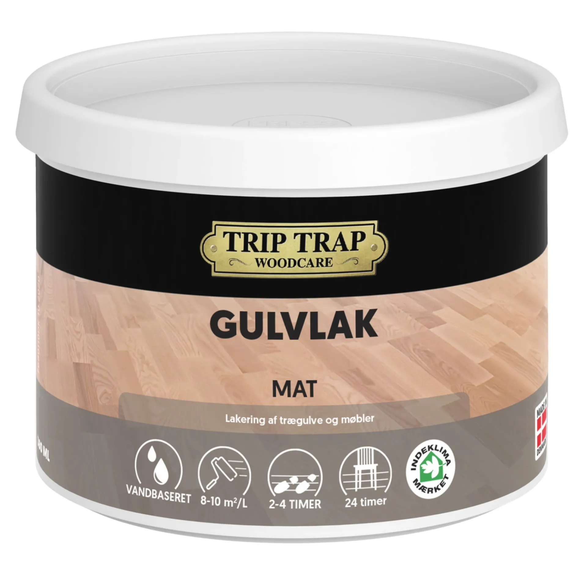 680110 GULVLAK 375 ML MAT|Trip Trap Best