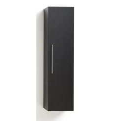 MILANO HØJSKAB SORT 455-3 1 LÅGE 30 CM|VASSO Online