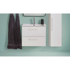 MILANO SOFTCLOSE BADMØBEL HVID 2 SKUFFER 60 CM|VASSO Clearance