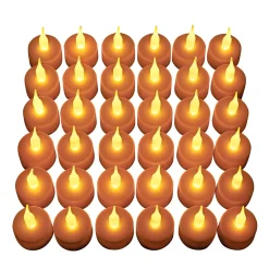36 STK. HVIDE LED FYRFADSLYS|Veli Line Hot