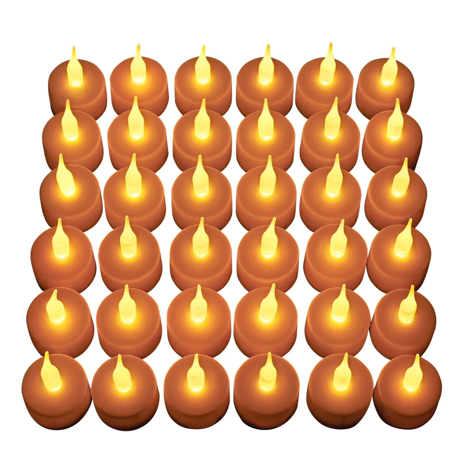 36 STK. HVIDE LED FYRFADSLYS|Veli Line Hot