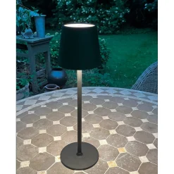 STYLE TOUCH GENOPLADELIG BORDLAMPE SORT|Veli Line New