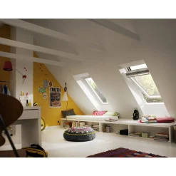 VELUX VIPPEVINDUE HVID POLYURETAN 78 X 140 CM GGU MK08 0068