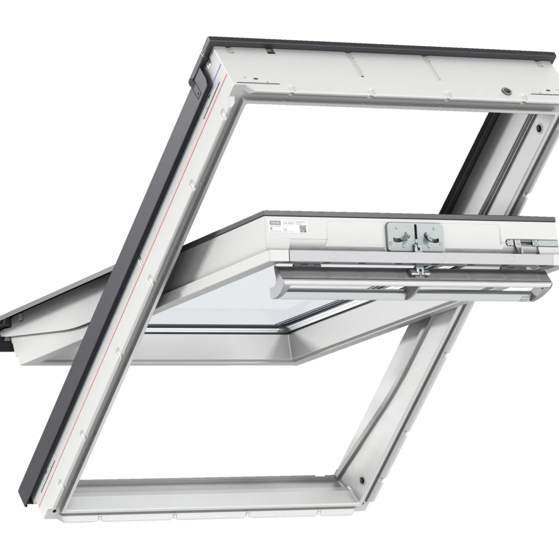 VELUX VIPPEVINDUE HVID POLYURETAN 55 X 78 CM GGU CK02 0068