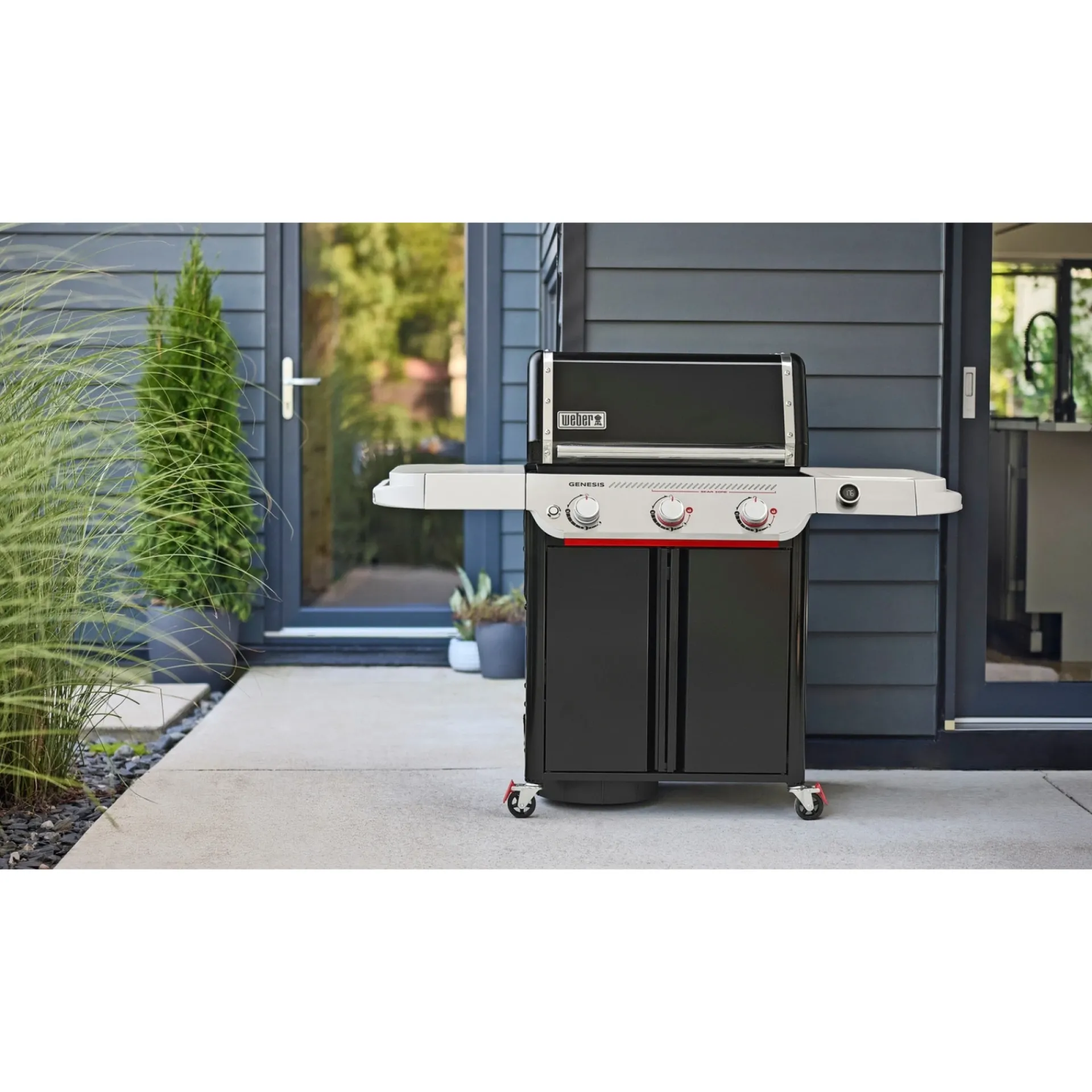 GENESIS E-325W GASGRILL SORT|Weber Outlet