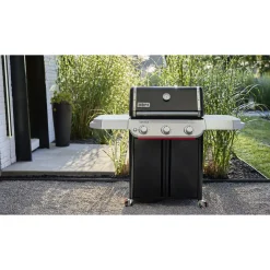 GENESIS E-315W GASGRILL SORT|Weber Outlet