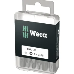851/1 Z BITSSÆT PH3 10 STK|Wera Best
