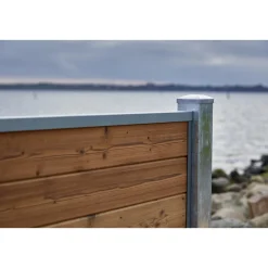 TREND V-PROFIL HEGNSFAG THERMOBEHANDLET GRAN 189.30 X 180 CM|Wimex Online