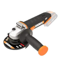 POWERSHARE WX803.9 VINKELSLIBER AKKU 20V UDEN BATTERI OG LADER|Worx Best