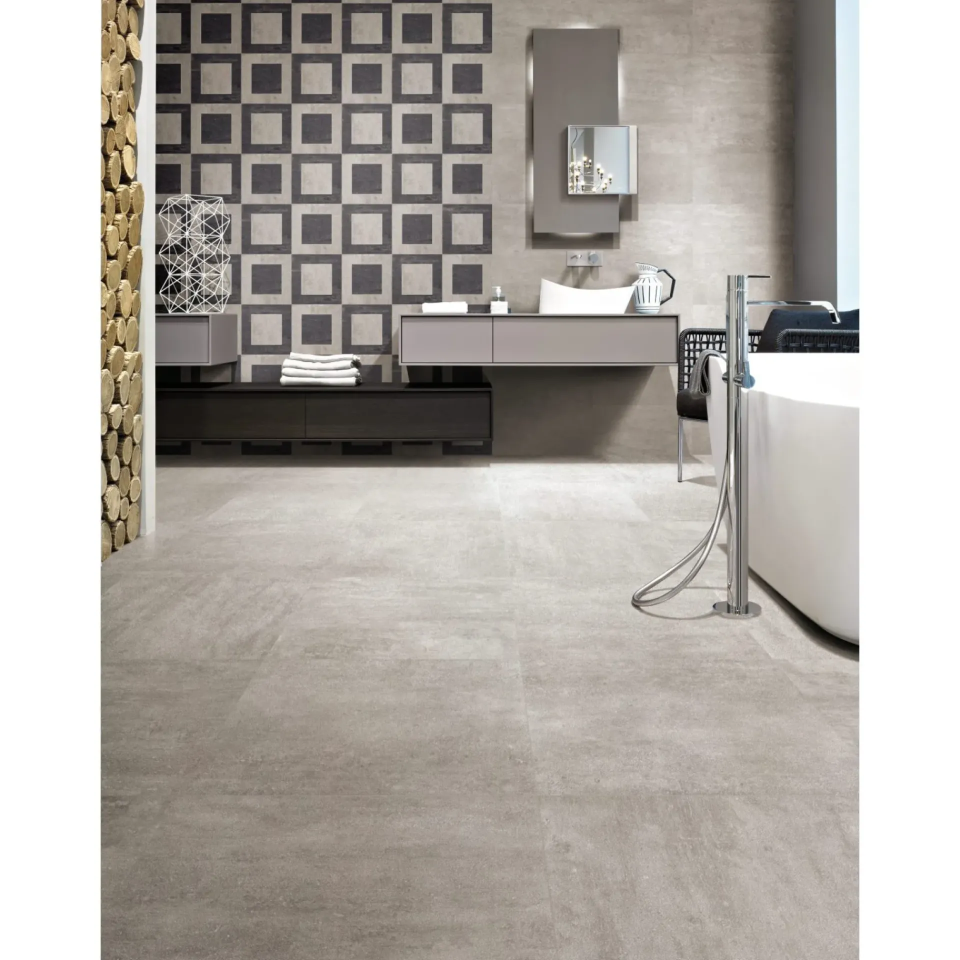 ON SQUARE CEMENTO GULVFLISE 80X80 LYS GRÅ|XL-BYG Hot